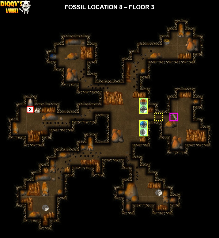 Fossil Location 8 Map 2