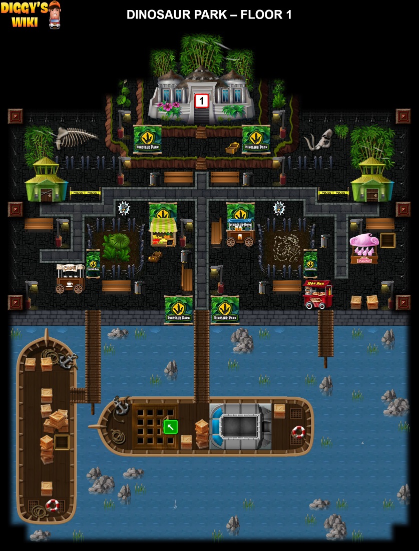 Dinosaur Park Map 0