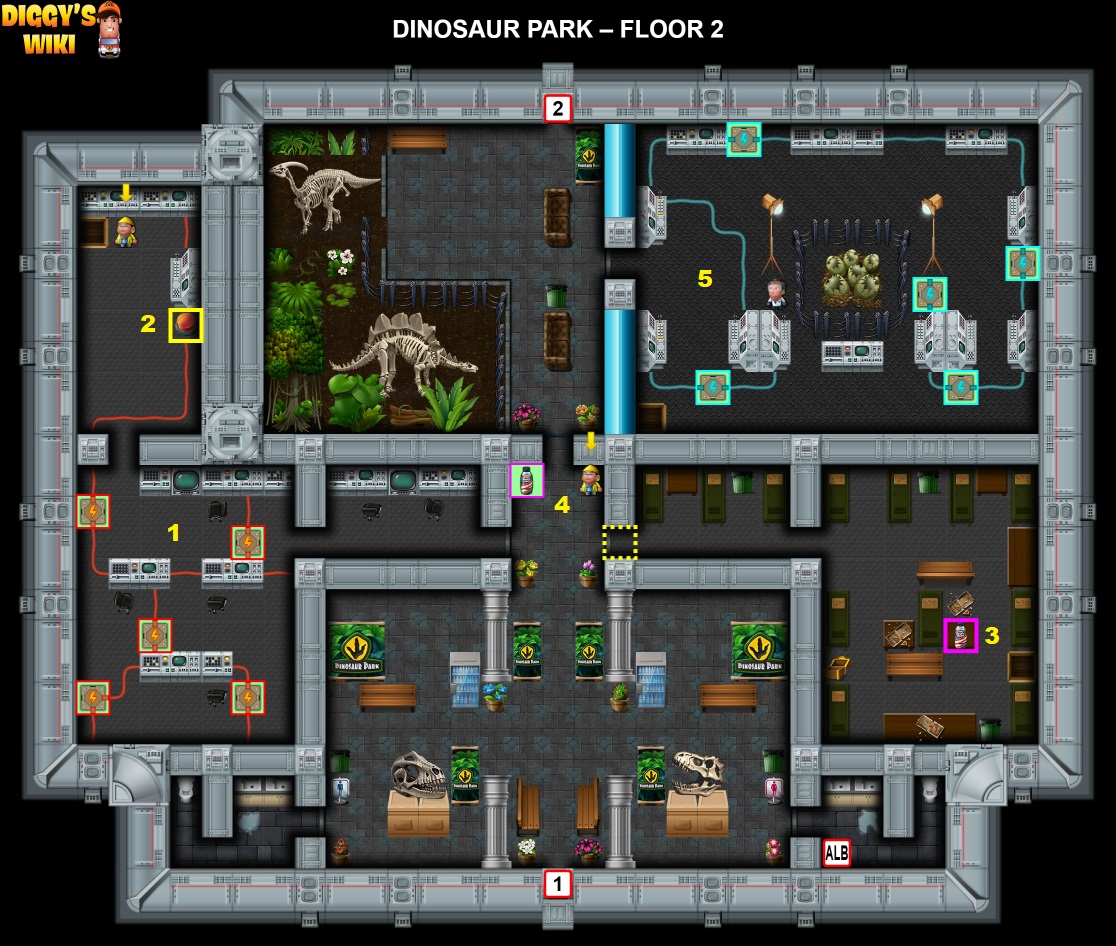 Dinosaur Park Map 1