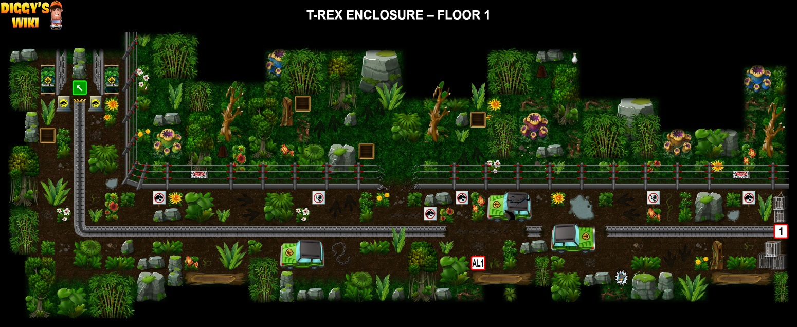T-Rex Enclosure Map 0