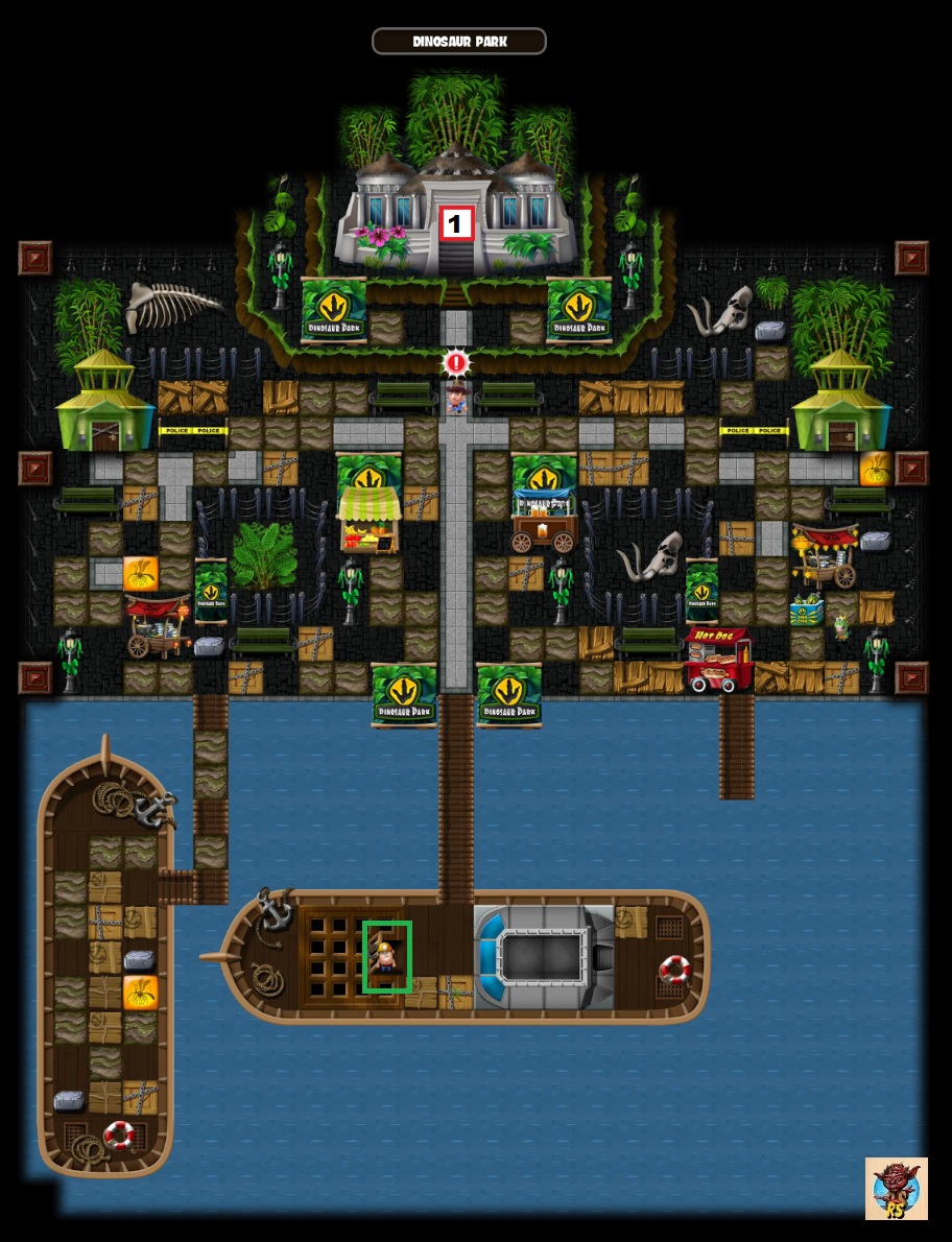 Dinosaur Park Map 0