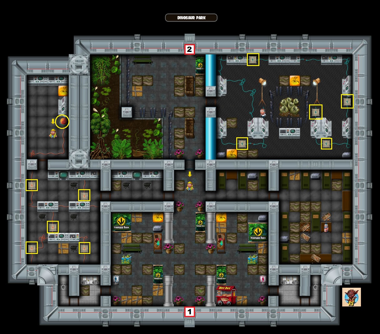 Dinosaur Park Map 1