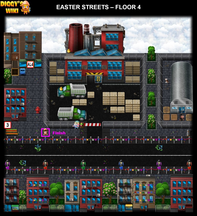 Easter Streets Map 2