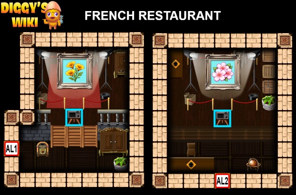 French Restaurant Map 1