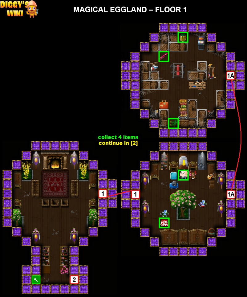 Magical Eggland Map 0
