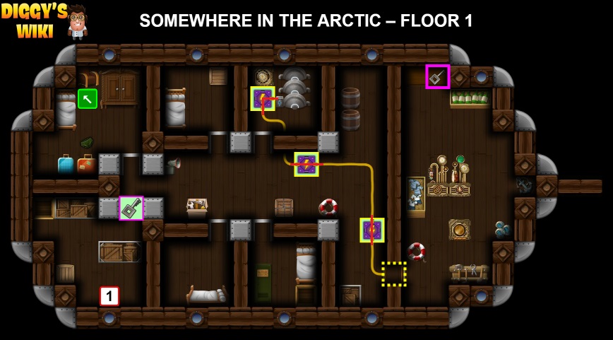 Somewhere In The Arctic Map 0