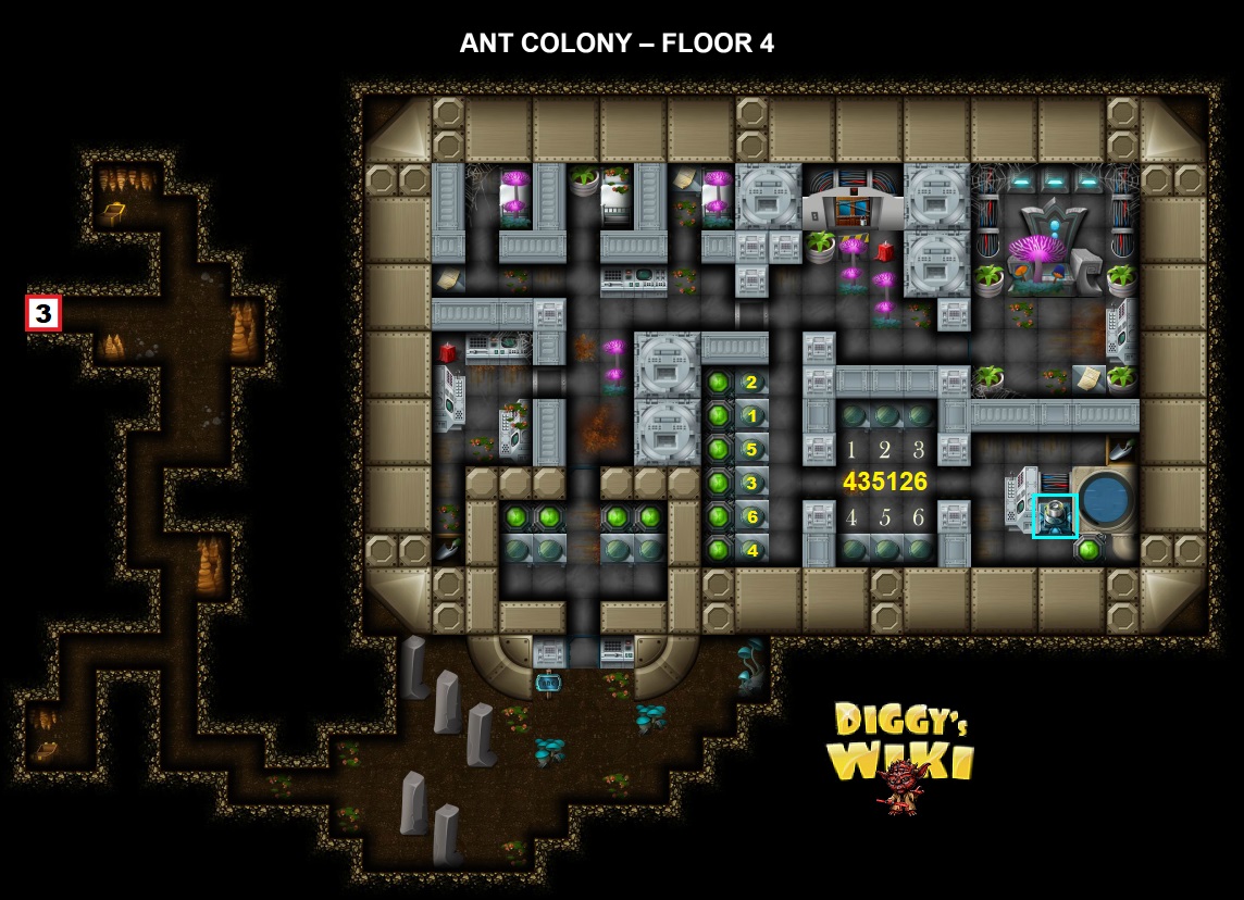 Ant Colony Map 2. Ant Colony Map 3. 