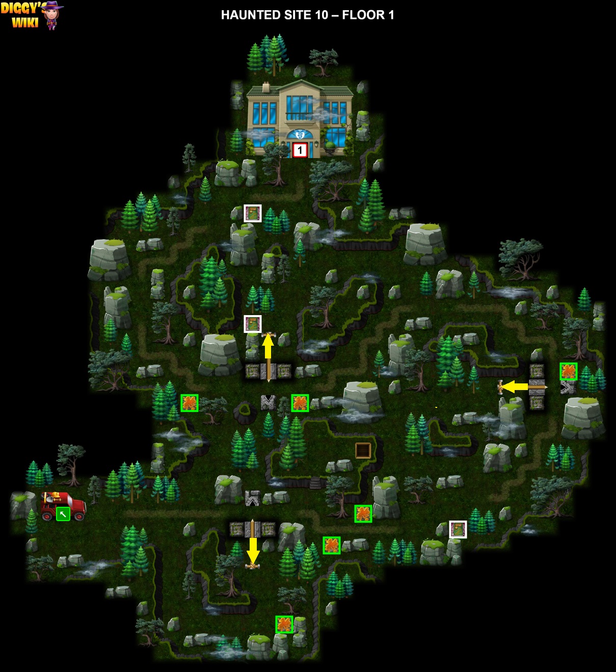 Haunted Site 10 Map 0