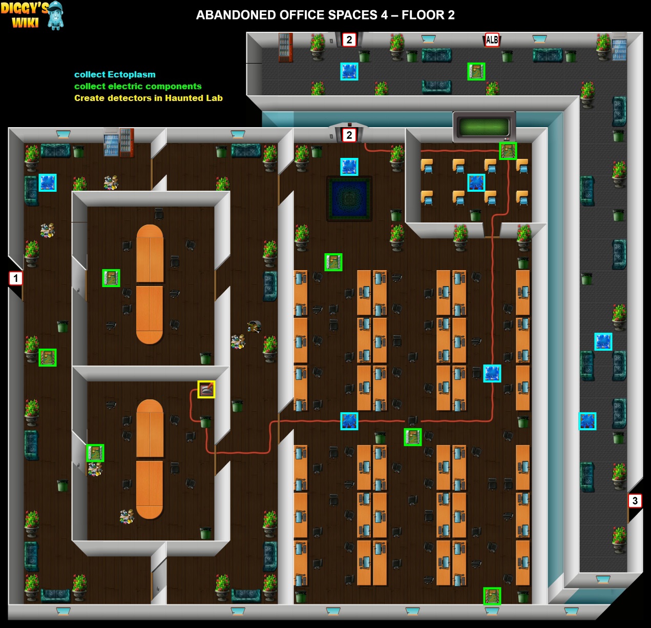 Abandoned Office Spaces 4 Map 1