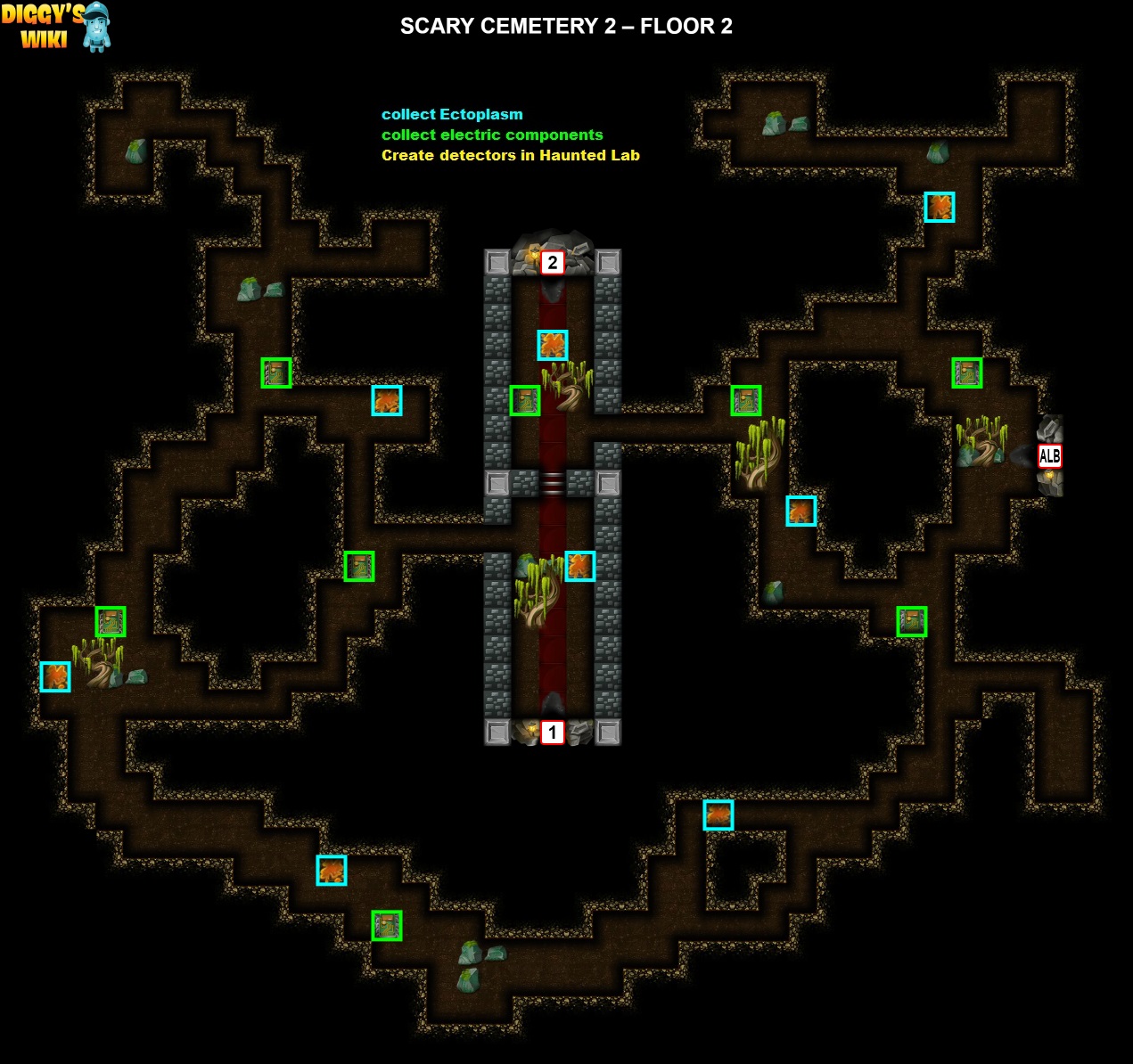 Scary Cemetery 2 Map 1