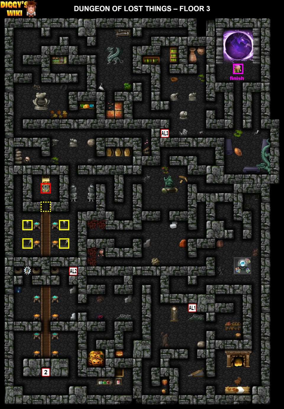 Dungeon Of Lost Things Map 2