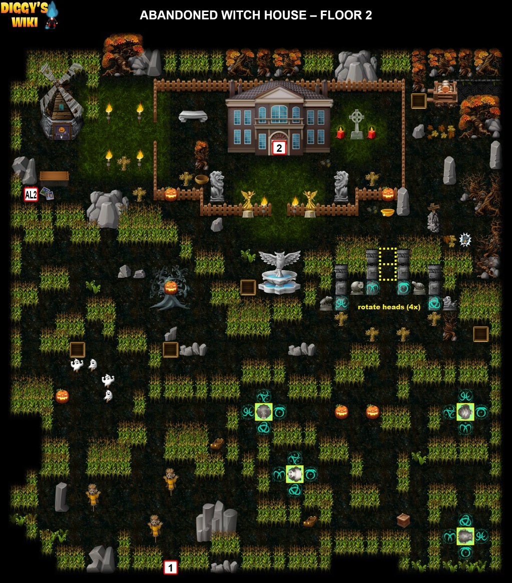 Abandoned Witch House Map 1