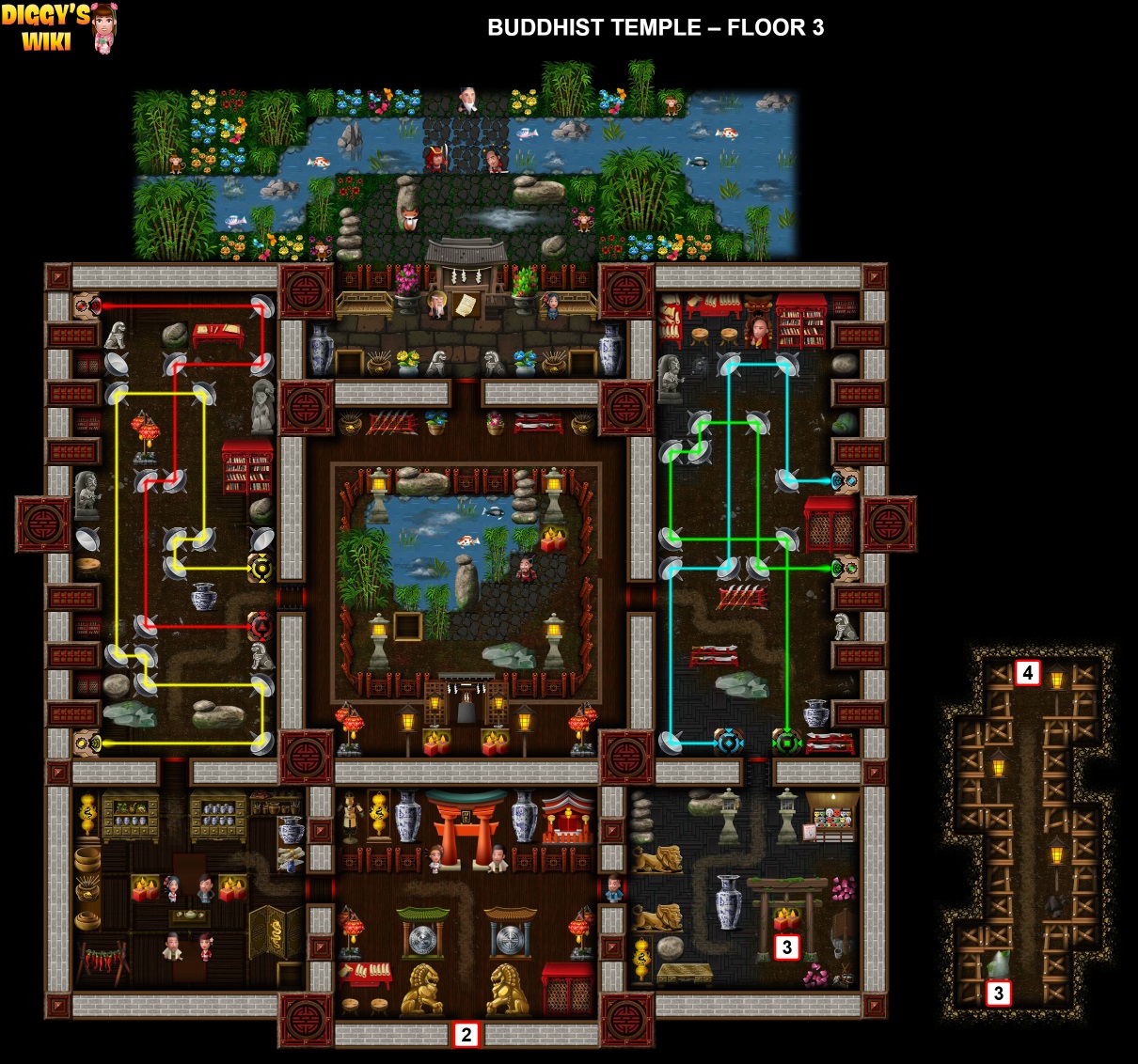 Buddhist Temple Map 2