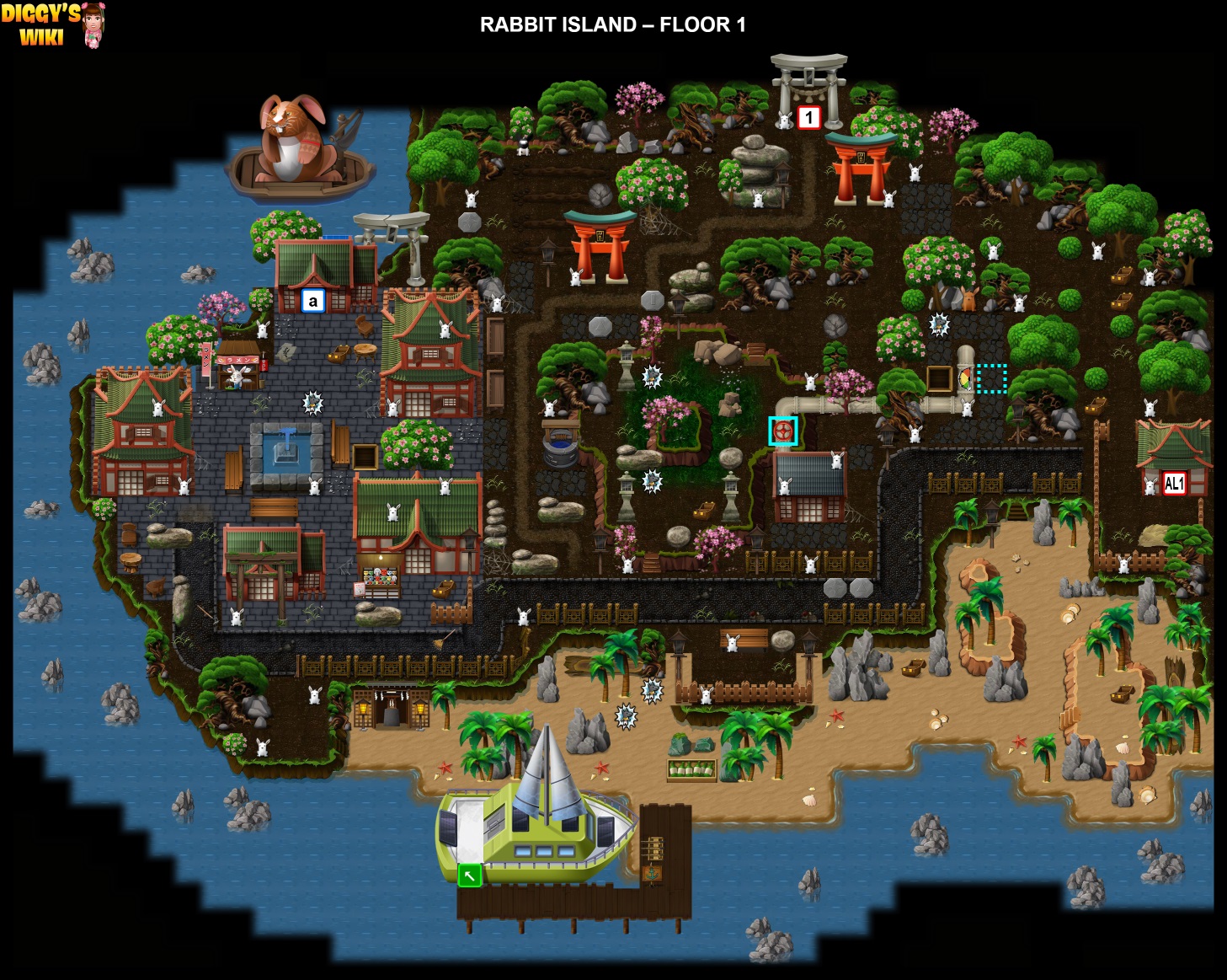 Rabbit Island Map 0