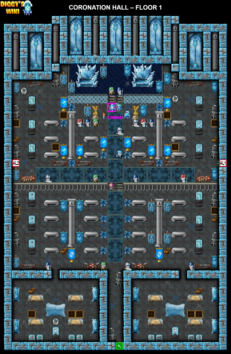 Coronation Hall Map 0