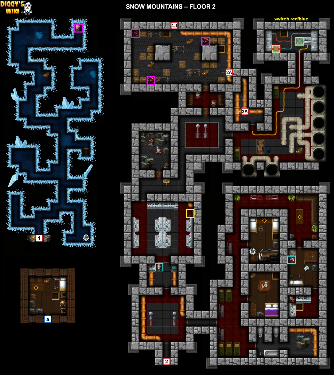 Snow Mountains Map 1