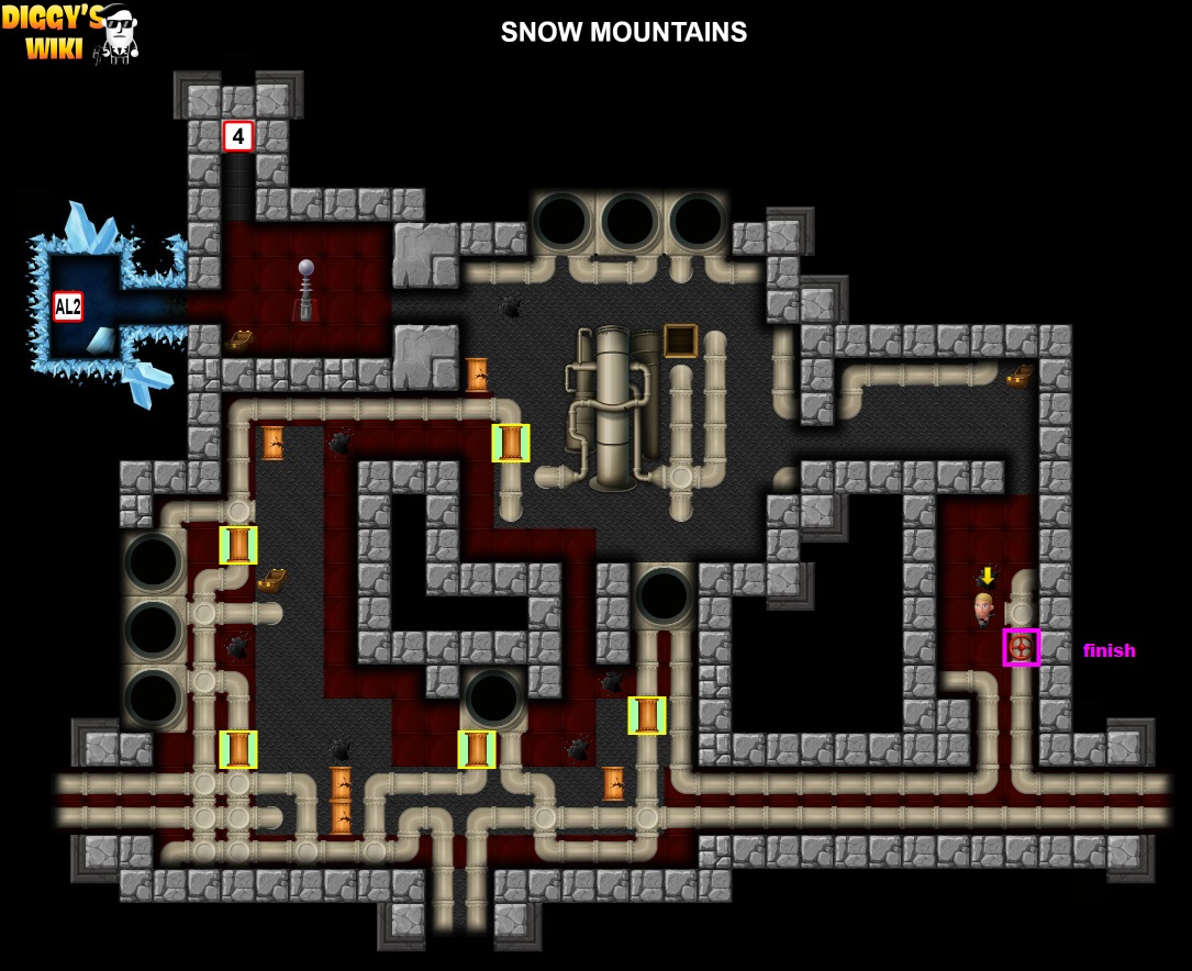 Snow Mountains Map 3