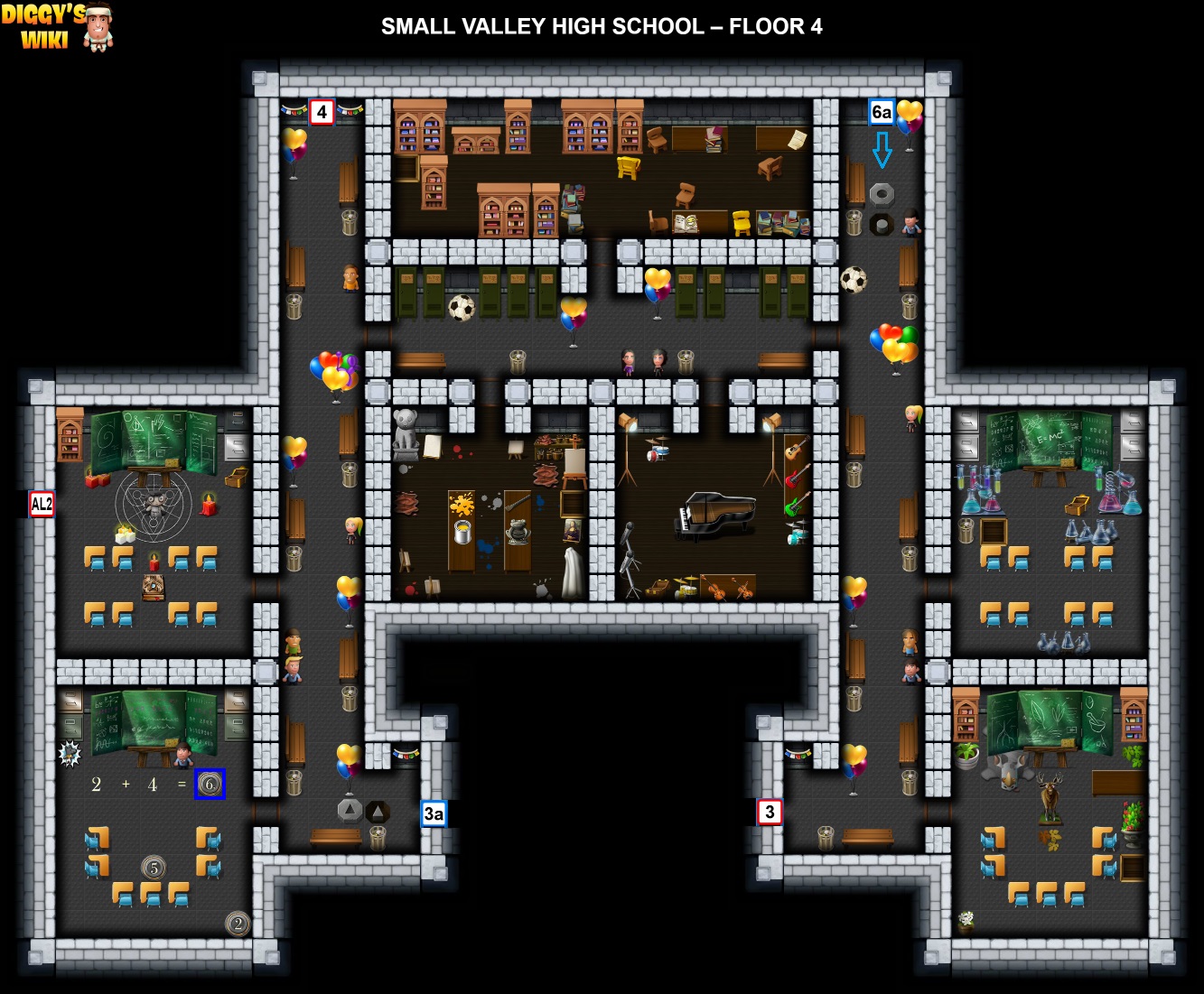 Small Valley High School Map 3