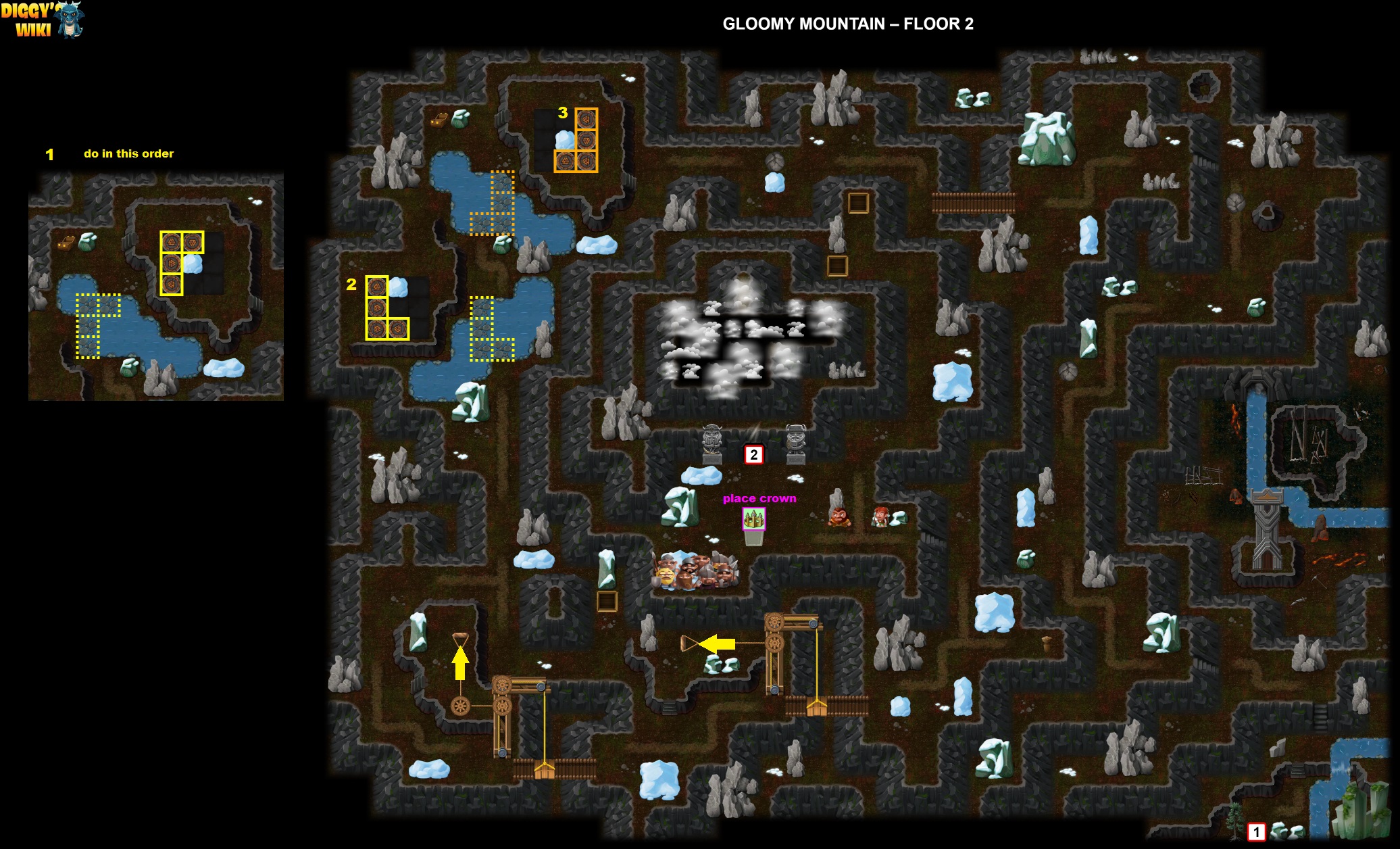 Gloomy Mountain Map 1