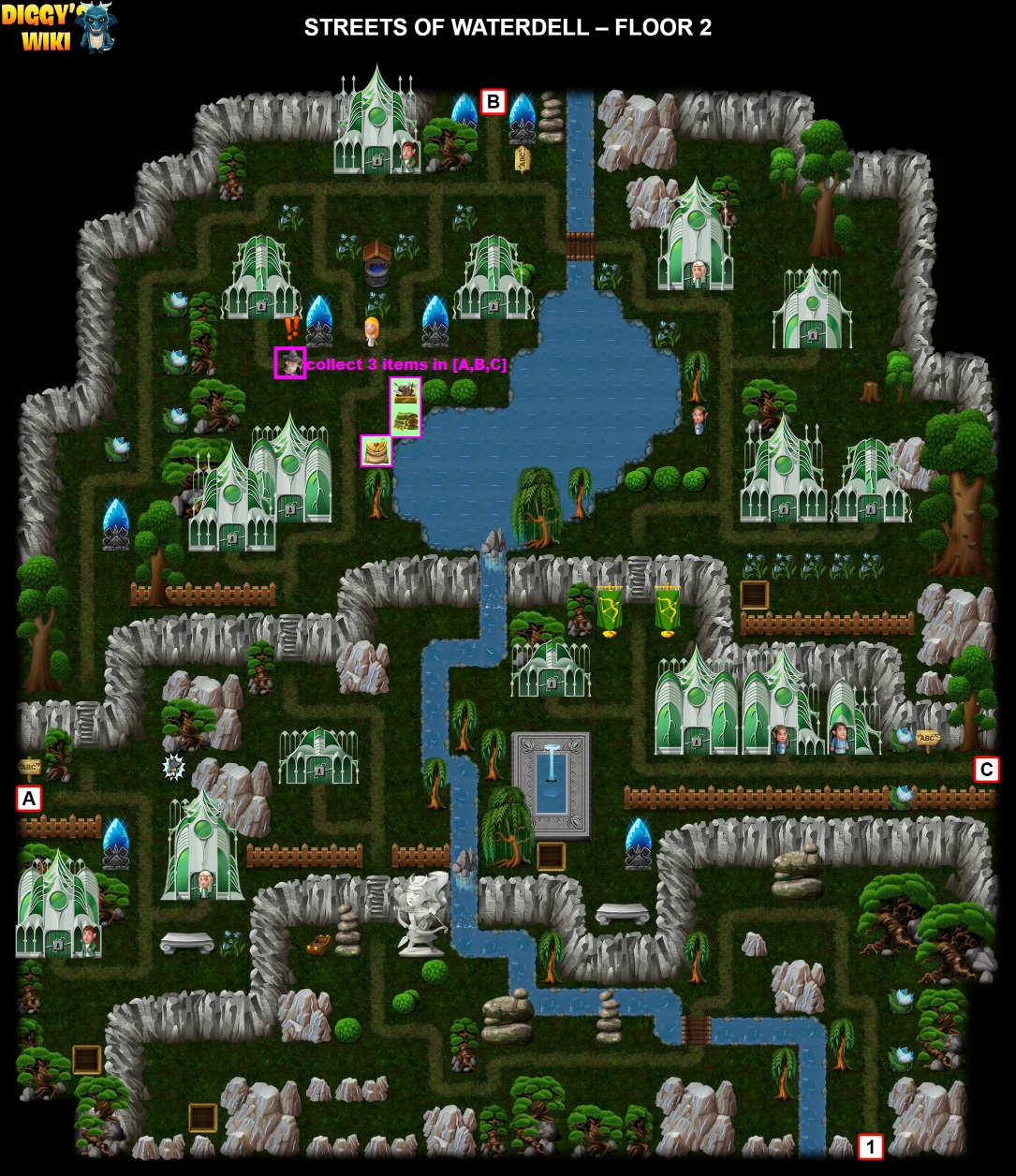 Streets Of Waterdell Map 1