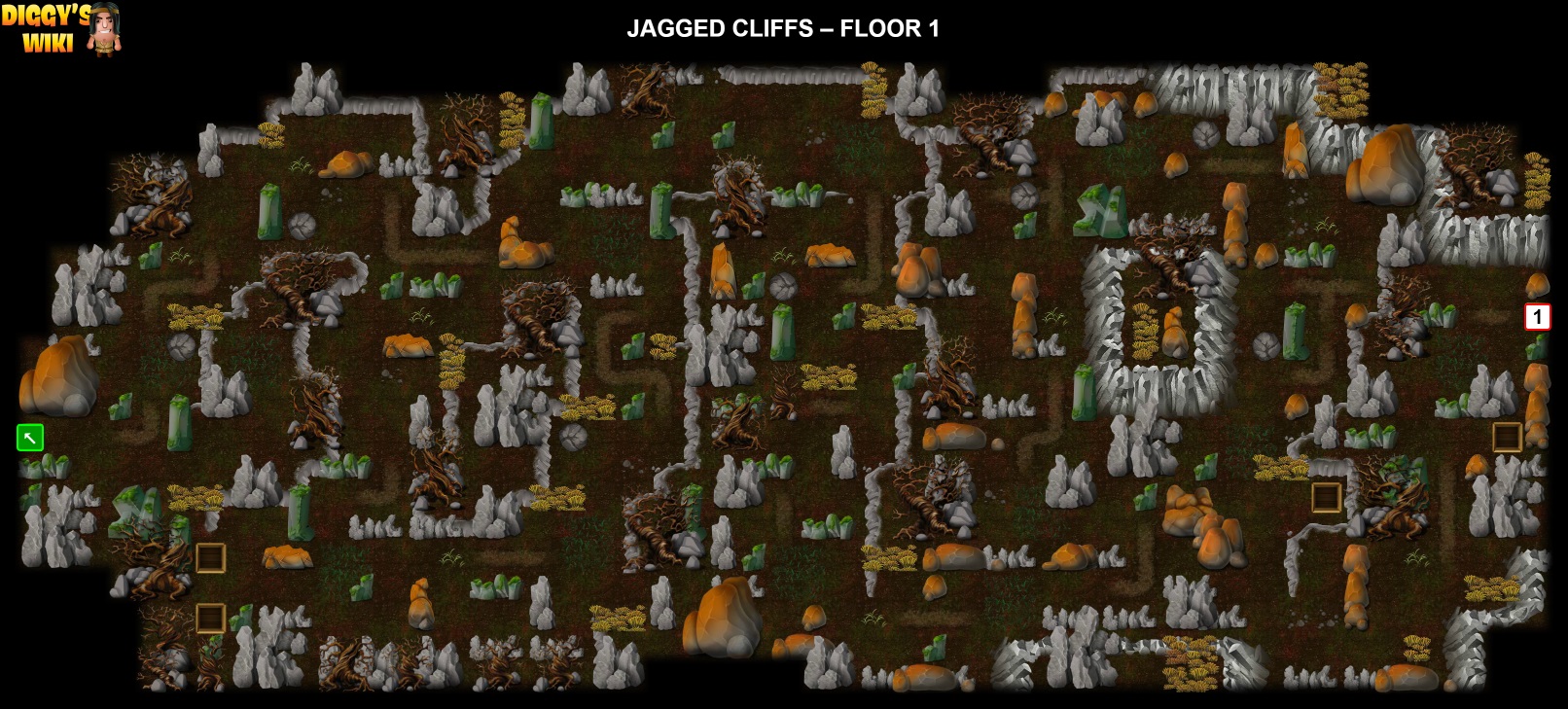 Jagged Cliffs Map 0