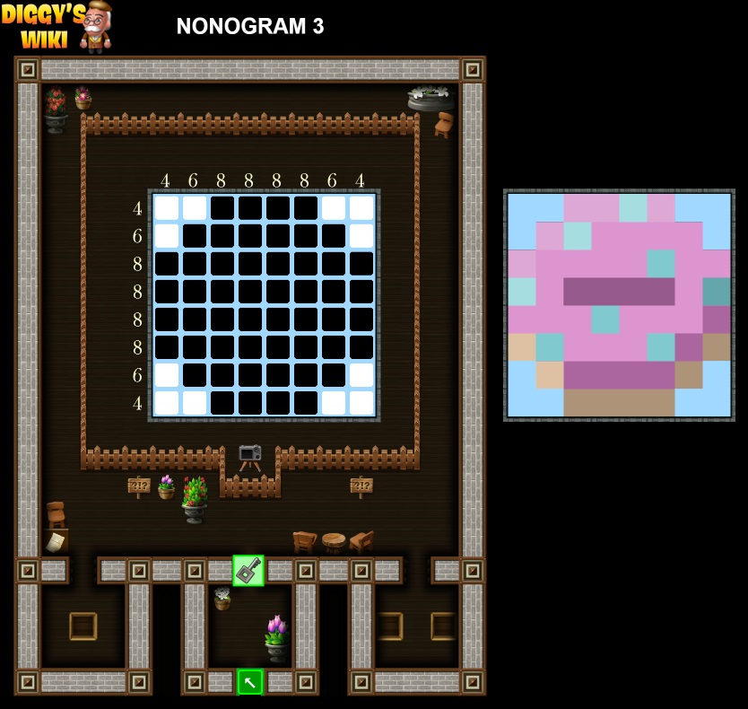Nonogram 1 to 9 Map 2