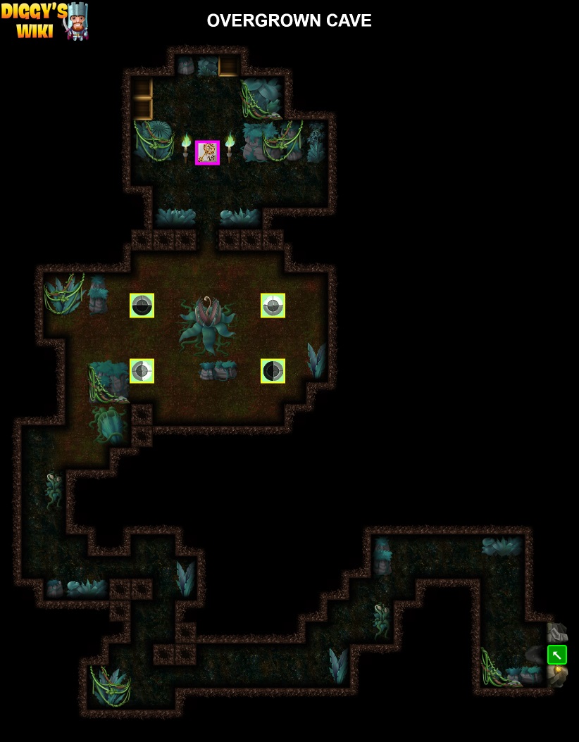 Overgrown Cave Map 0