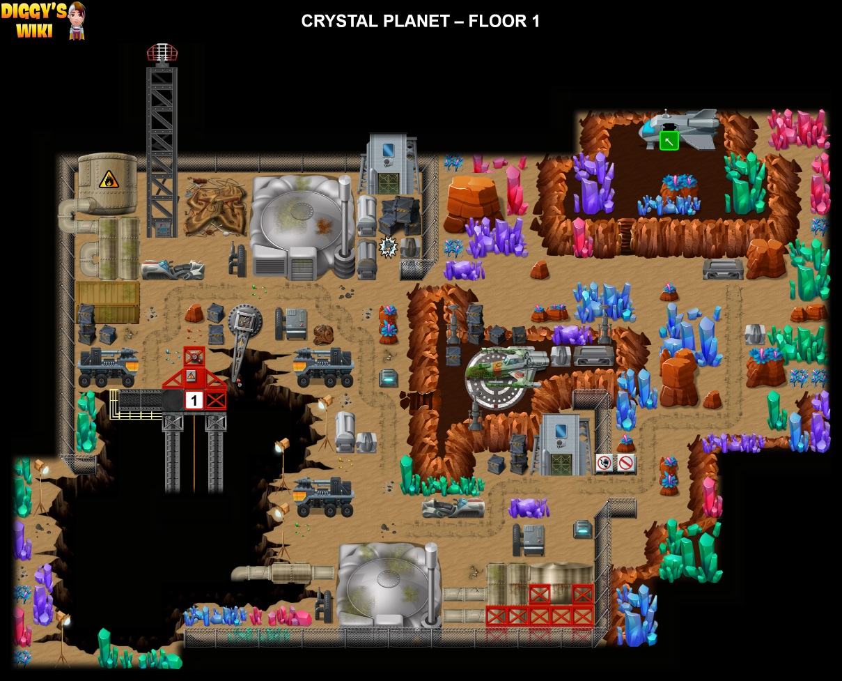 Crystal Planet Map 0