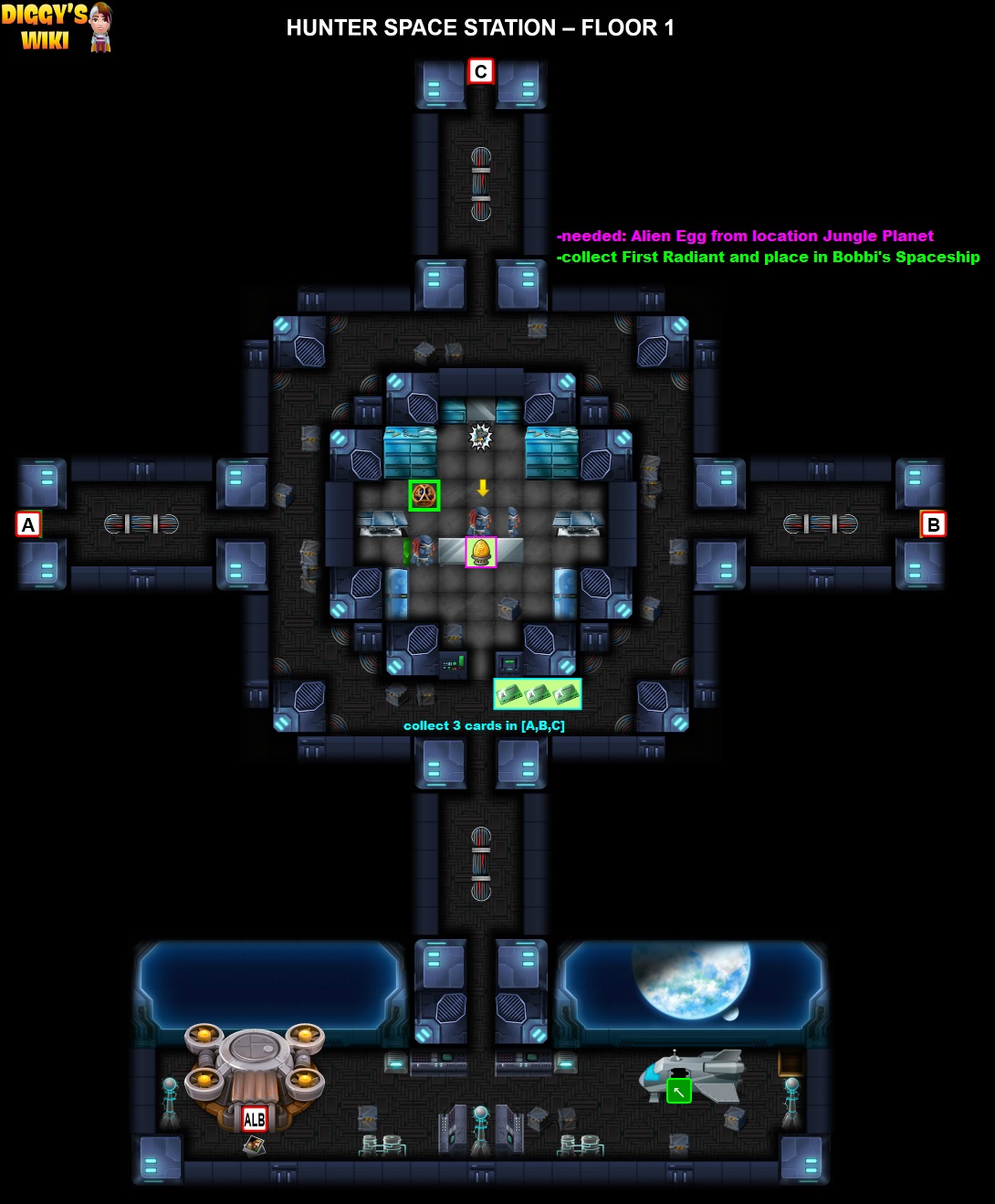 Hunter Space Station Map 0