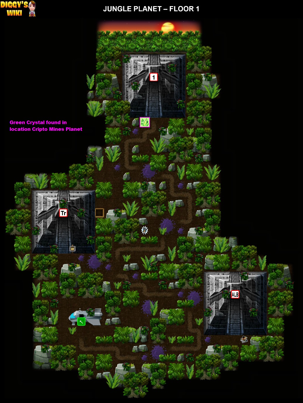 Jungle Planet Map 0