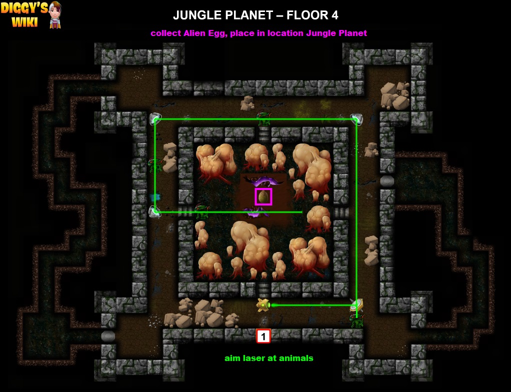 Jungle Planet Map 1