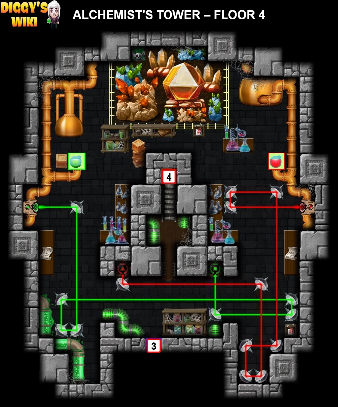 Alchemist's Tower Map 3