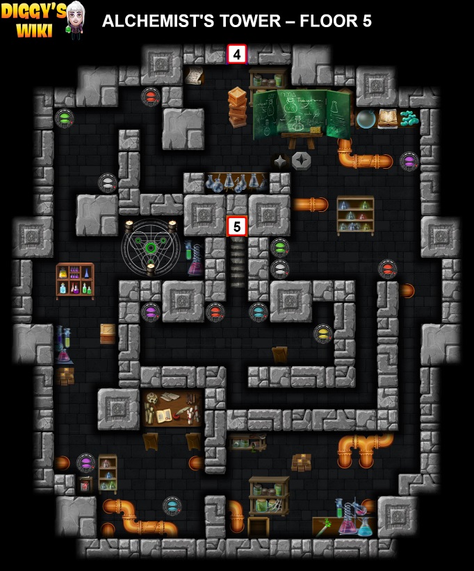 Alchemist's Tower Map 4