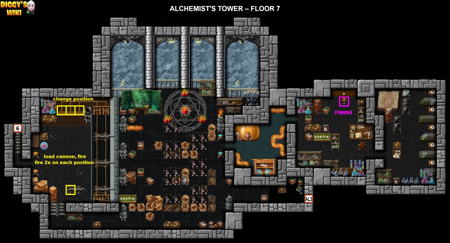 Alchemist's Tower Map 6