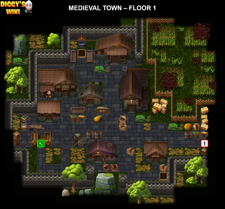 Medieval Town Map 0