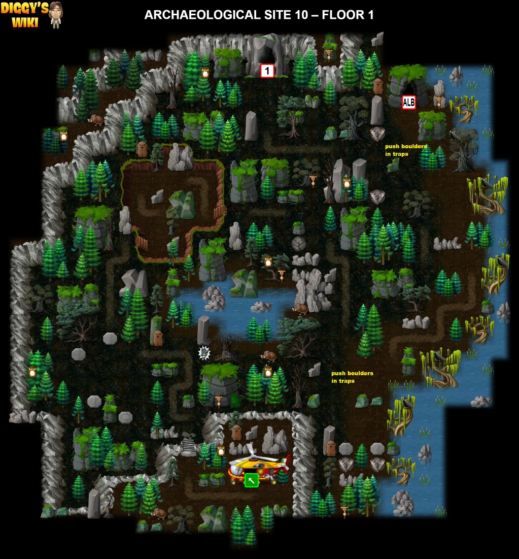 Archaeological Site 10 Map 0