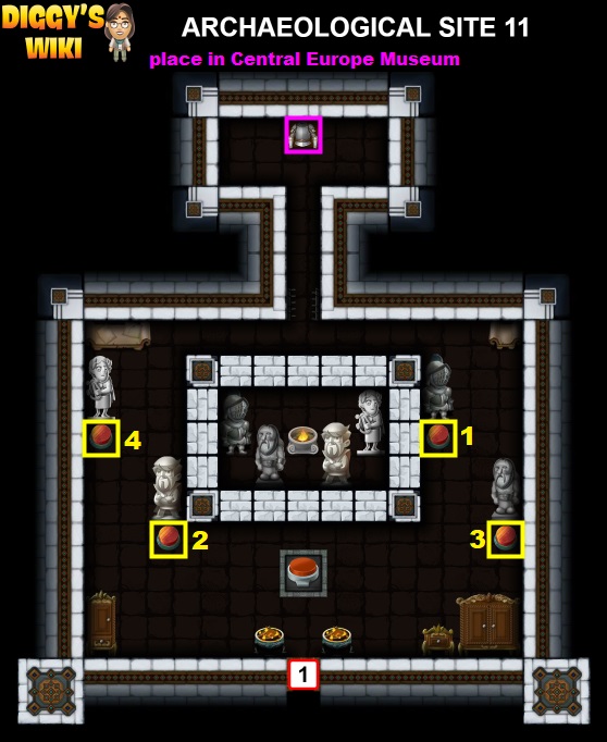 Archaeological Site 11 Map 1
