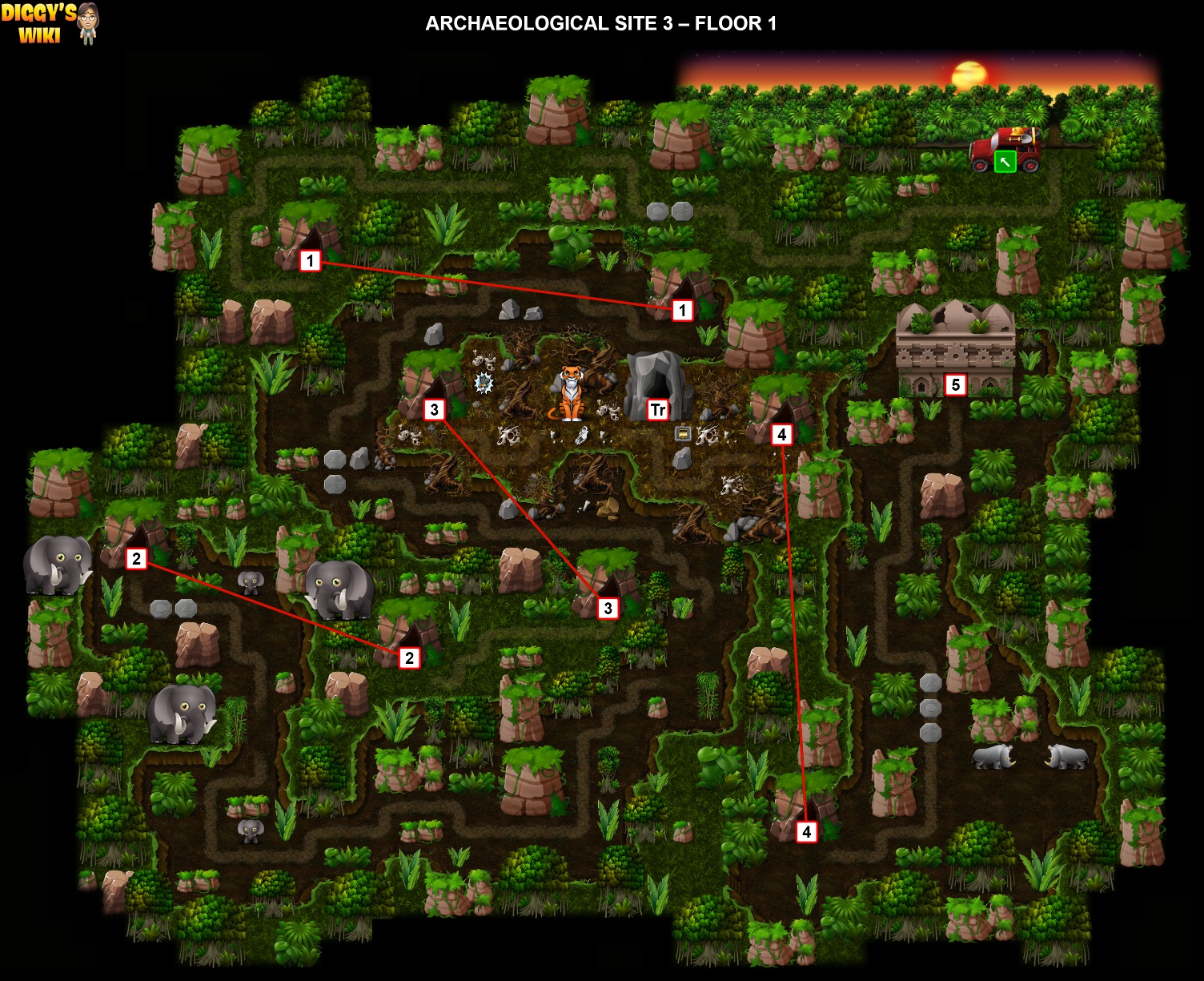 Archaeological Site 3 Map 0