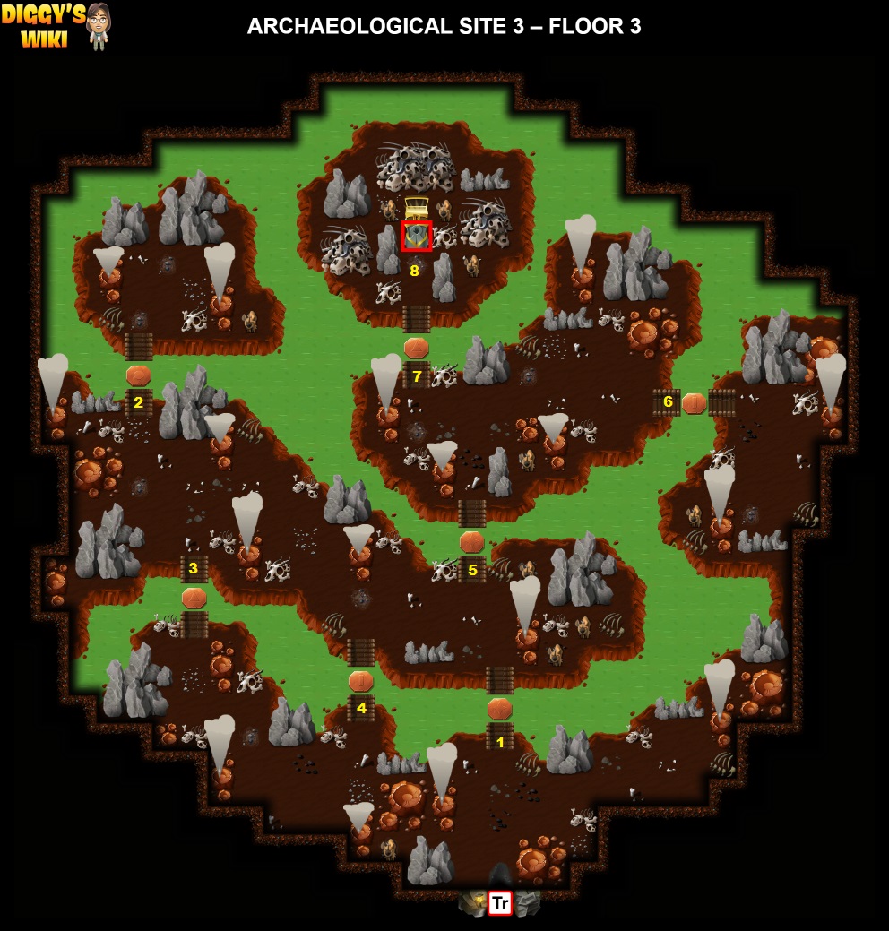 Archaeological Site 3 Map 2