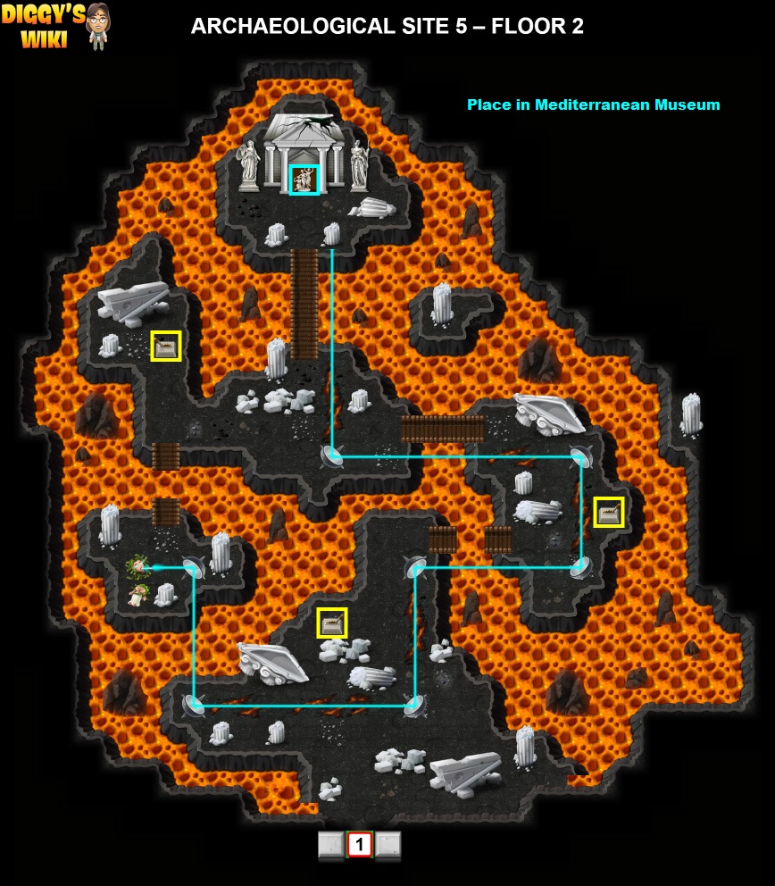 Archaeological Site 5 Map 1