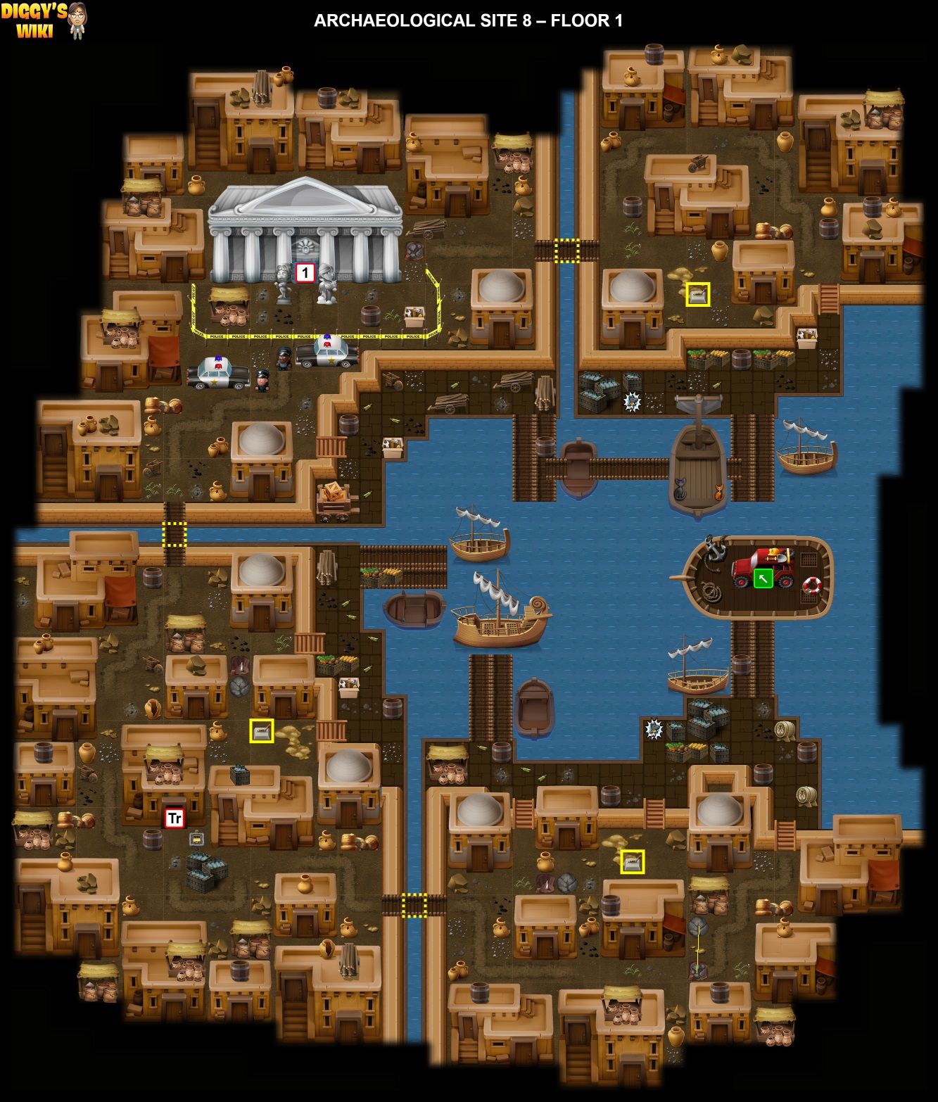 Archaeological Site 8 Map 0