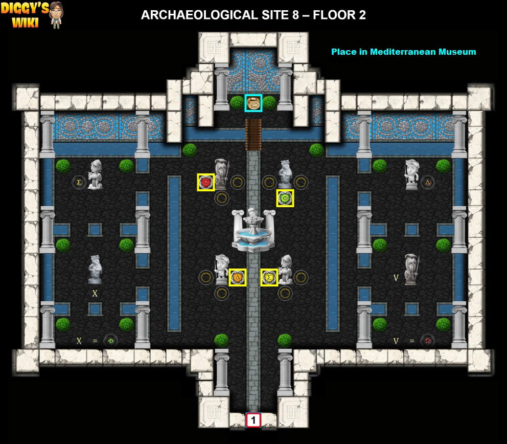 Archaeological Site 8 Map 1