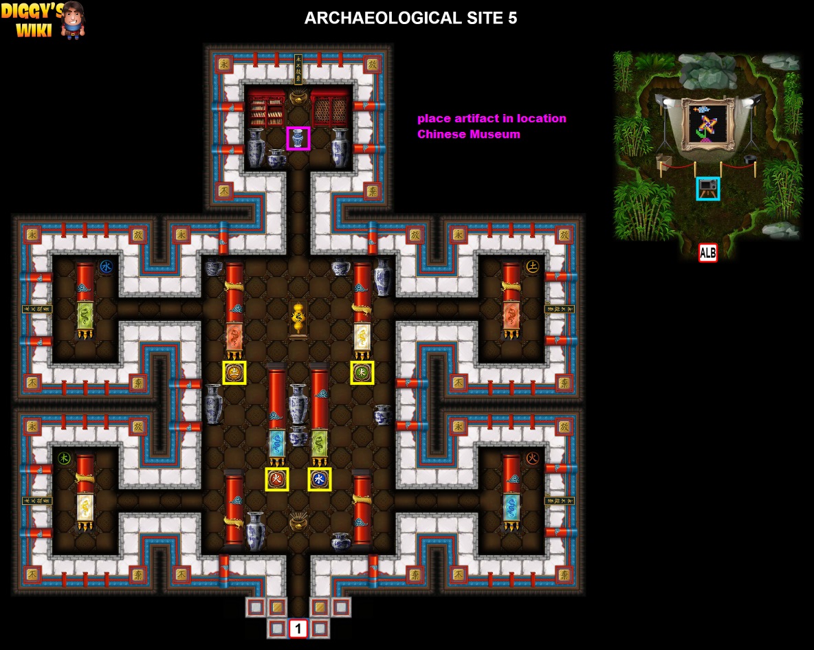 Archaeological Site 5 Map 1