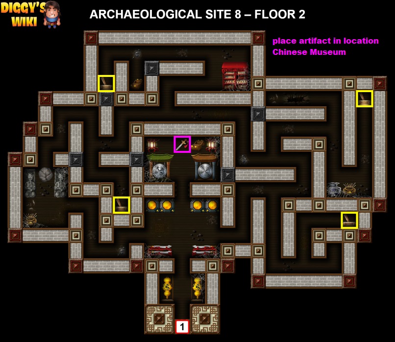 Archaeological Site 8 Map 1