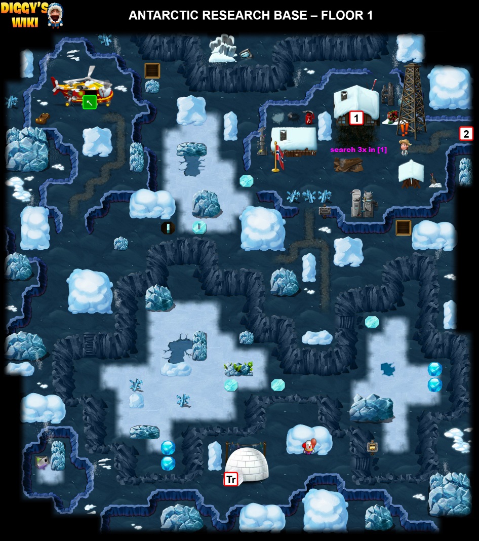 Antarctic Research Base Map 0