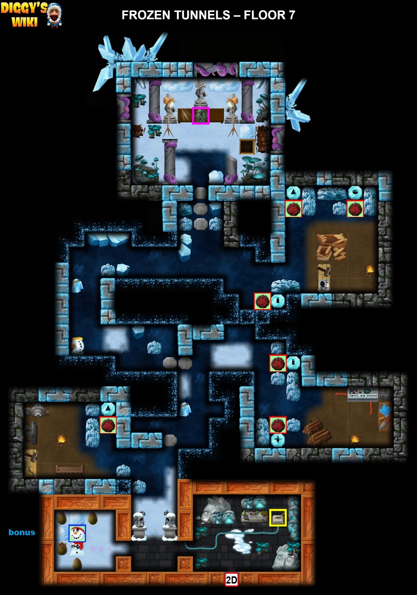 Frozen Tunnels Map 6