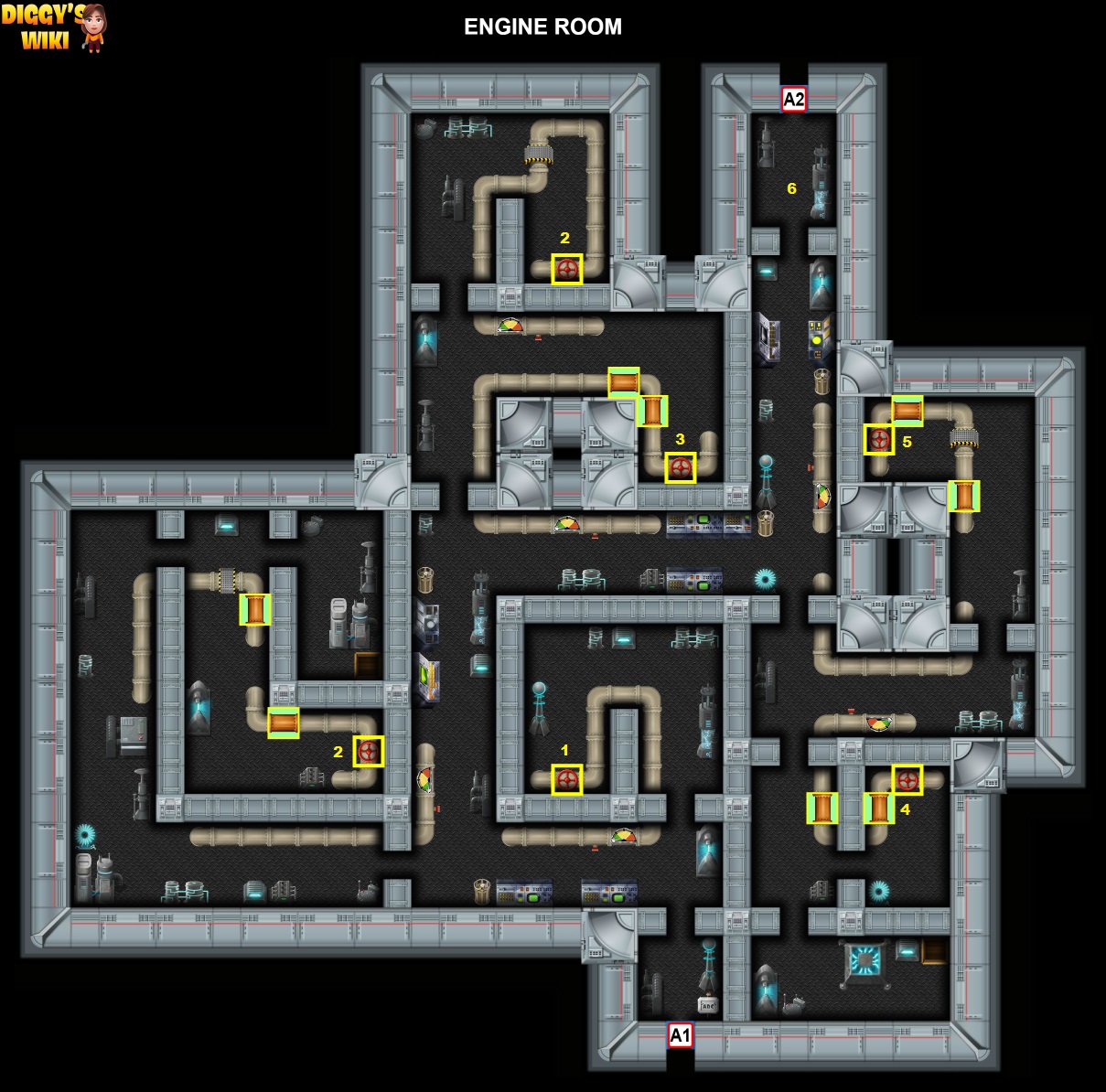 Engine Room Map 4