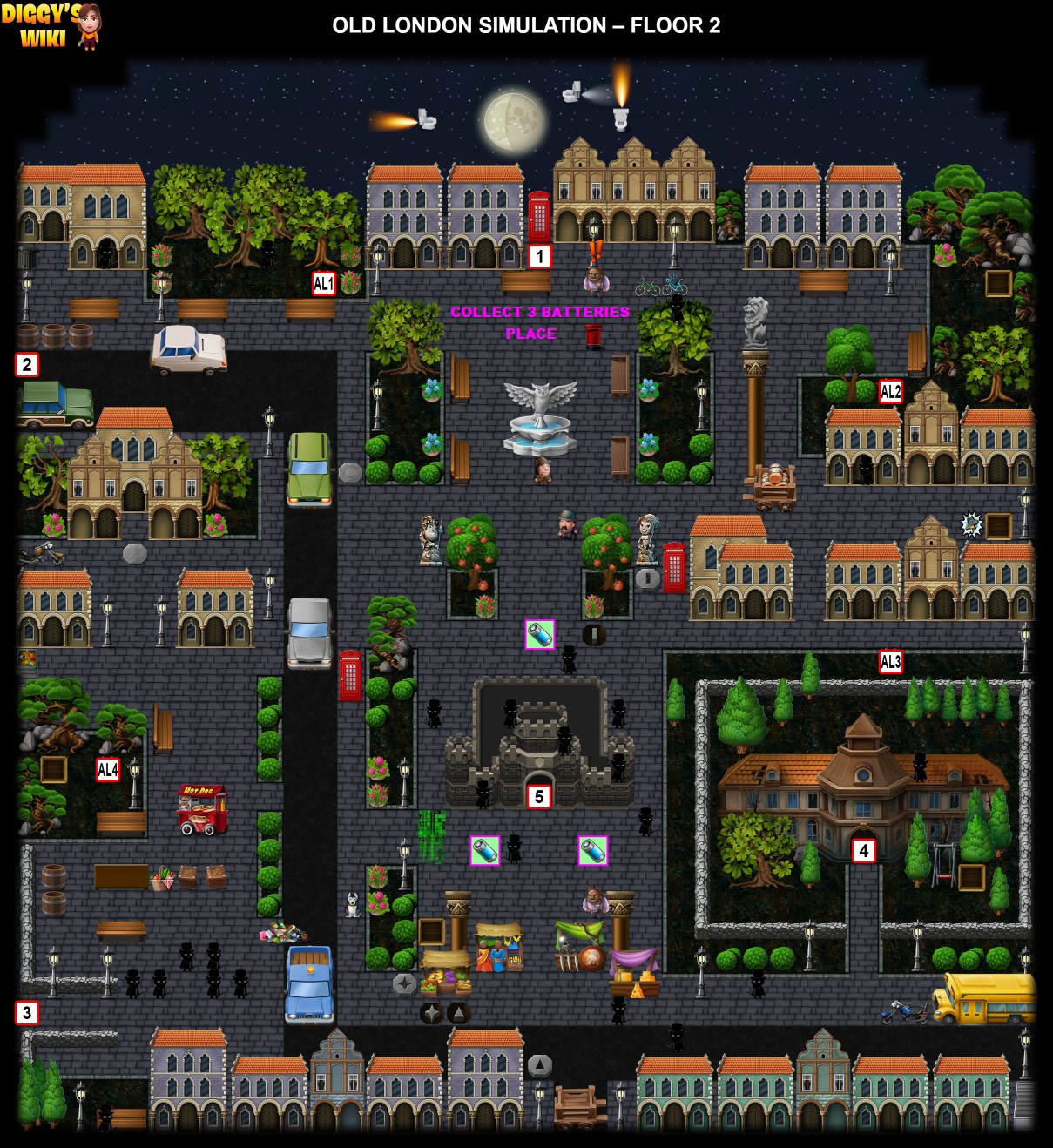 Old London Simulation Map 1