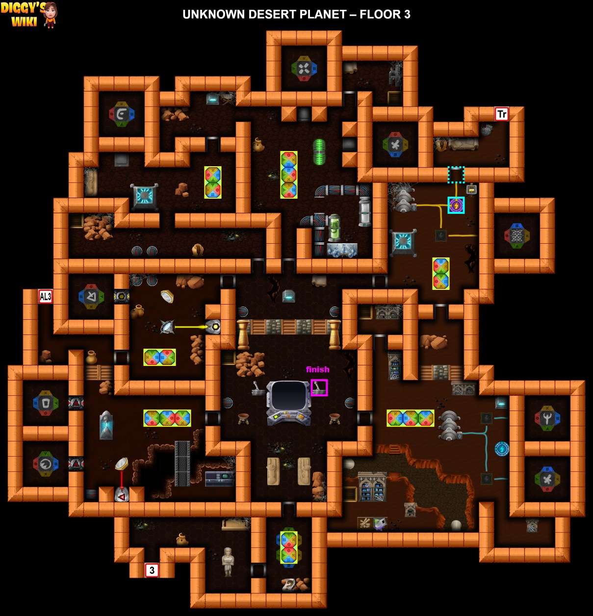 Unknown Desert Planet Map 1