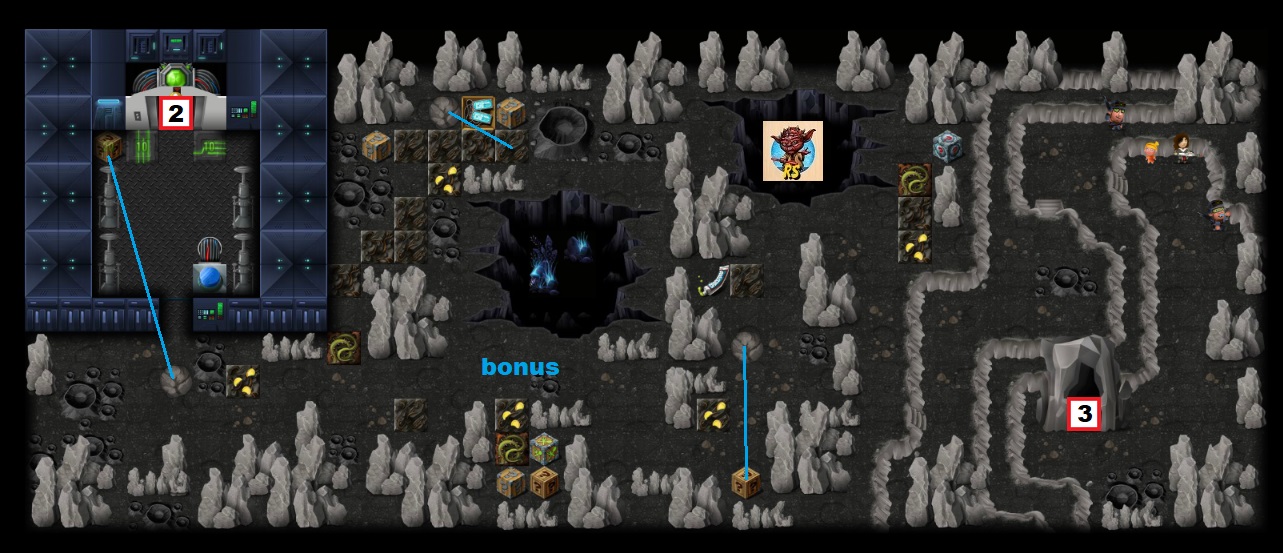 Station Depths Map 3